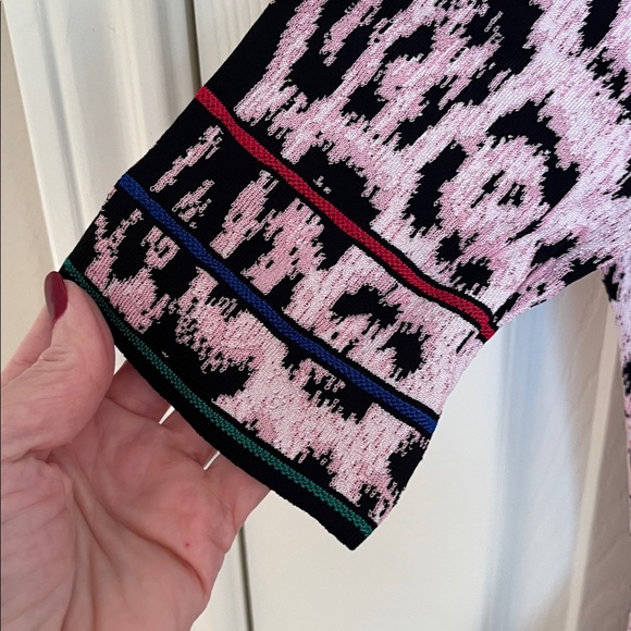 NWT Roberto Cavalli Leopard Cherry Blossom Bodycon Dress - Picture 3 of 13